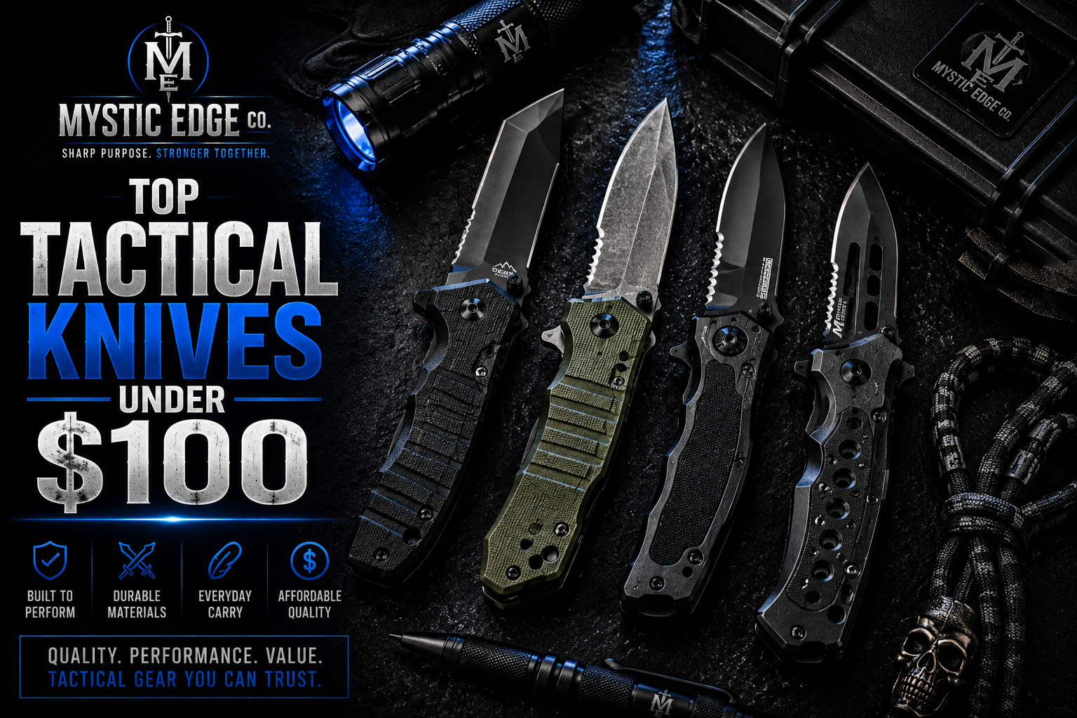 Top Tactical Knives Under $100