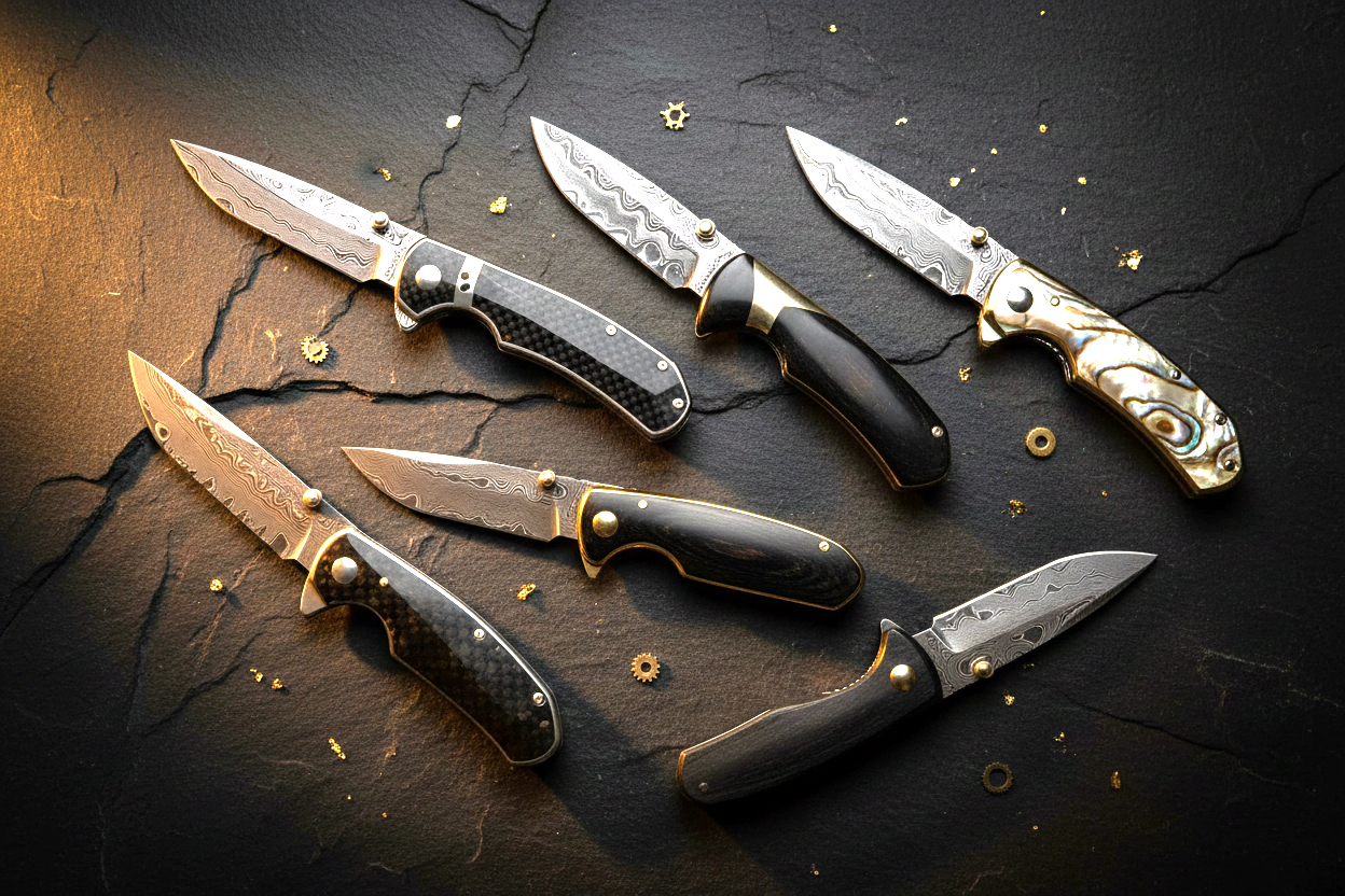 Best Damascus Pocket Knives for EDC in 2026