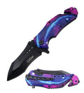 Galaxy Spring Assisted Open Tactical Rescue Folding Pocket Knife EDC