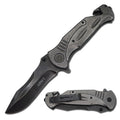 10.5" Large Military Tactical Rescue Spring Assisted Pocket Knife