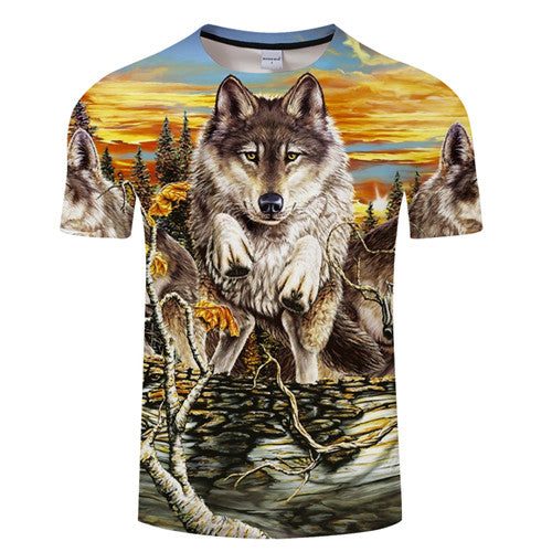 MEC™ Savage Wolf Graphic Tee