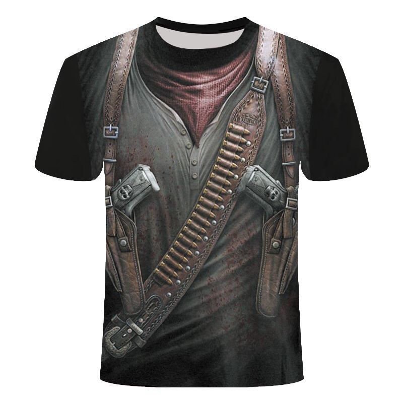 MEC™ Men's 3D Digital Print T-shirt
