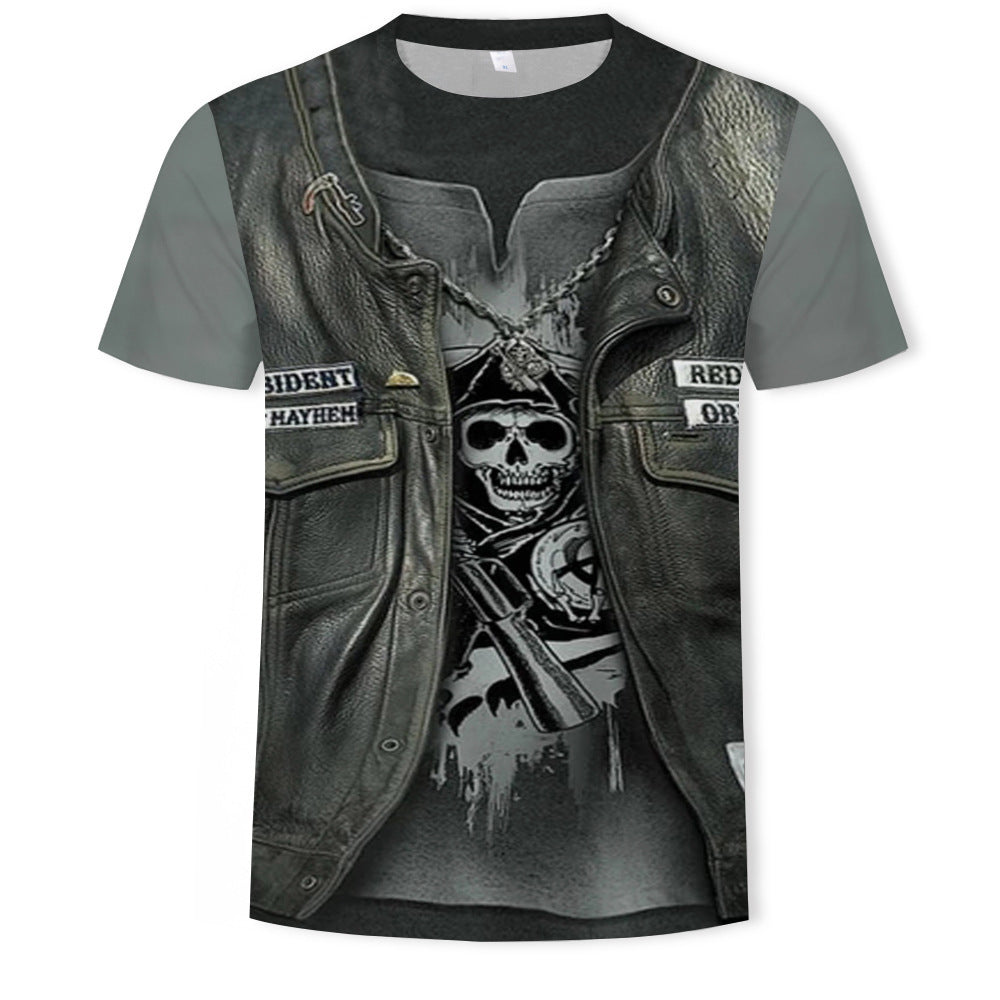 MEC™ Men's 3D Digital Print T-shirt