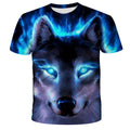 MEC™ 3D Digital Printing Wolf Totem T-Shirt