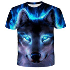 MEC™ 3D Digital Printing Wolf Totem T-Shirt