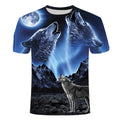 MEC™ American Digital Printing Snow Wolf 3D T-Shirt