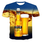 MEC™ All Kinds Of Beer  3D Printing T-Shirt