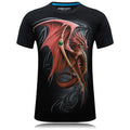 MEC™ Crimson Ember Dragon Graphic Tee