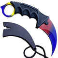 7.6" Ice & Fire Combat Tactical CSGO Karambit Neck Knife w Sheath