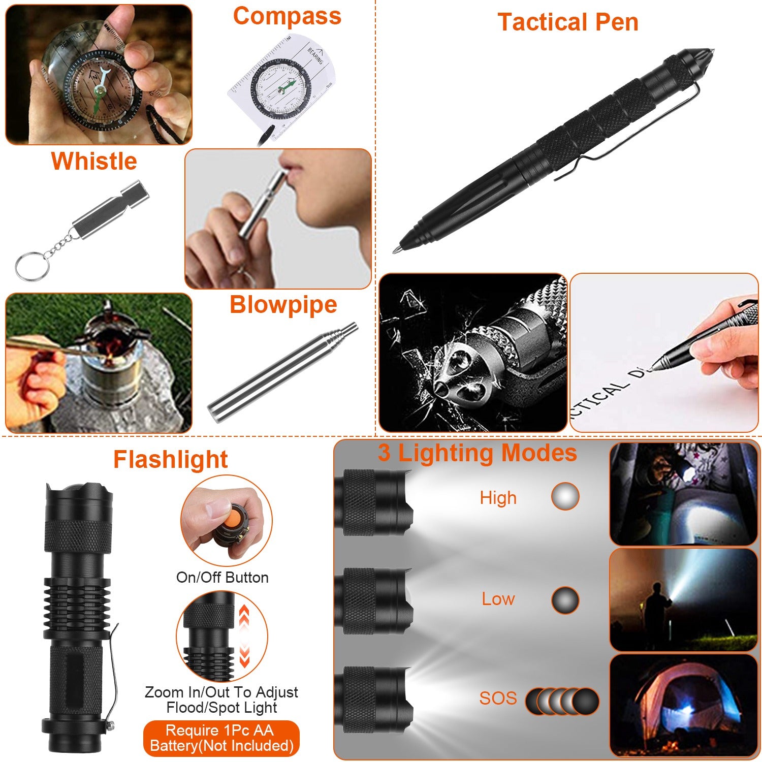 Shadow Ops™ Gear Emergency Survival Gear