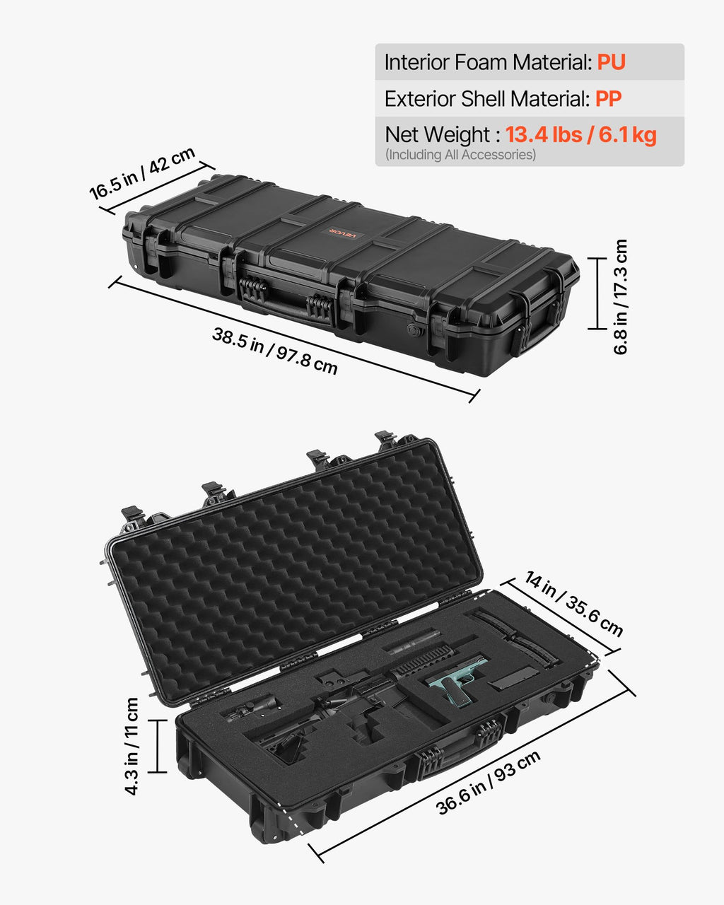 Shadow Ops™ Gear  ShadowCore Rifle Case 36 In