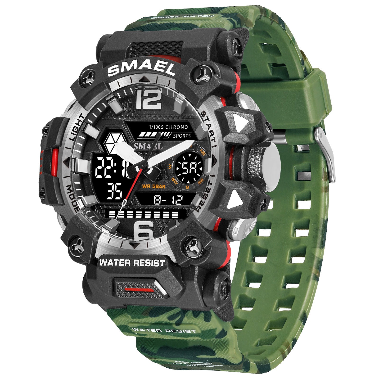Shadow Ops™ Gear Camouflage Luminous Waterproof Watch