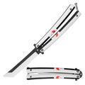 9 Inch Sasuke's White Sword of Kusanagi Anime Butterfly Knife