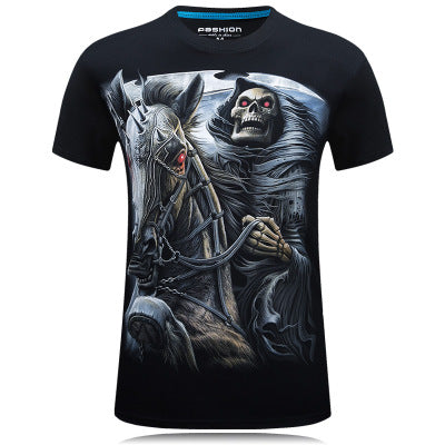 MEC™ Ghost Rider Skull Graphic Tee
