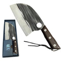 12.5 Inch Butcher Knife Handmade Forged Kitchen Chef Knives Carbon Steel Cleaver
