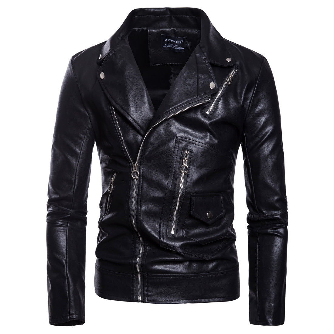 MEC™ Vintage Leather Biker Jacket