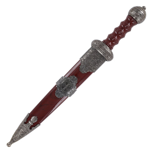 11.5" Roman Elite Etched Wave Pattern Gladius Pugio Dagger