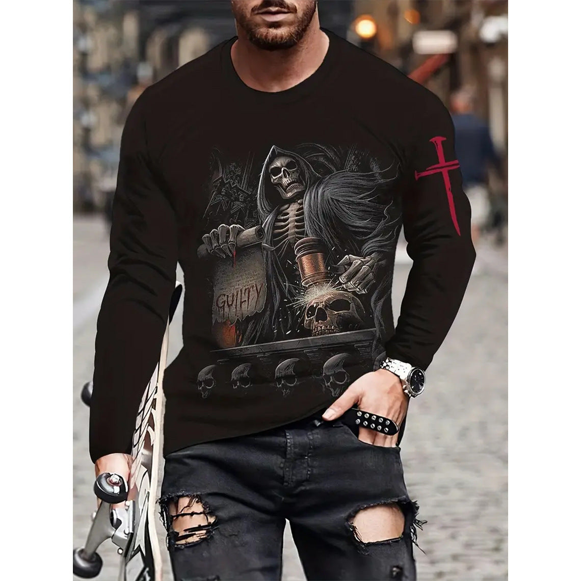 MEC™ Midnight Reaper Graphic Tee