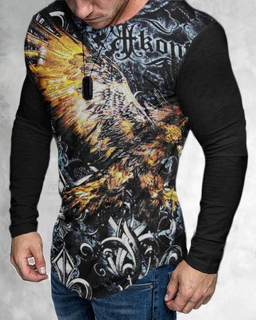 MEC™ Men's 3D Print Graphic Crew Neck T-Shirt