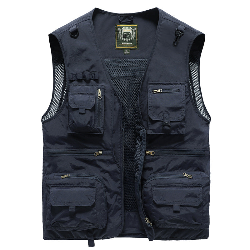 Men US Tactical Hiking Fishing Vest