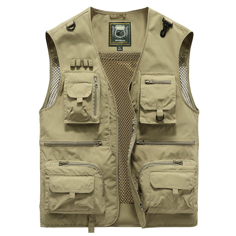 Men US Tactical Hiking Fishing Vest