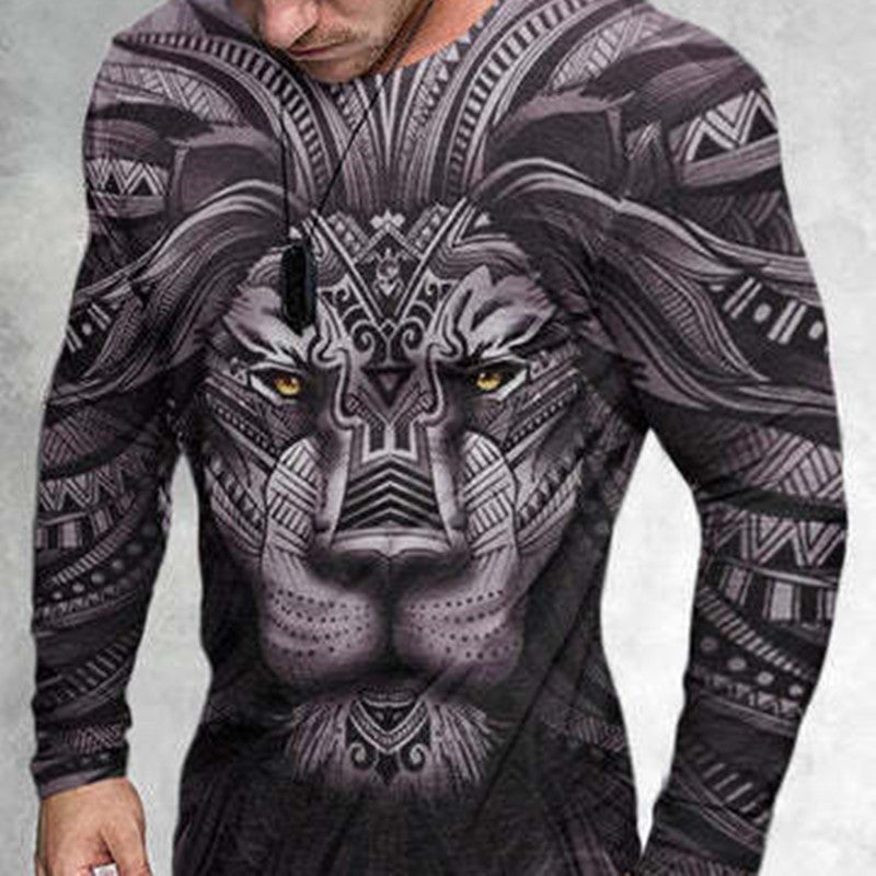 MEC™ Men's 3D Print Graphic Crew Neck T-Shirt