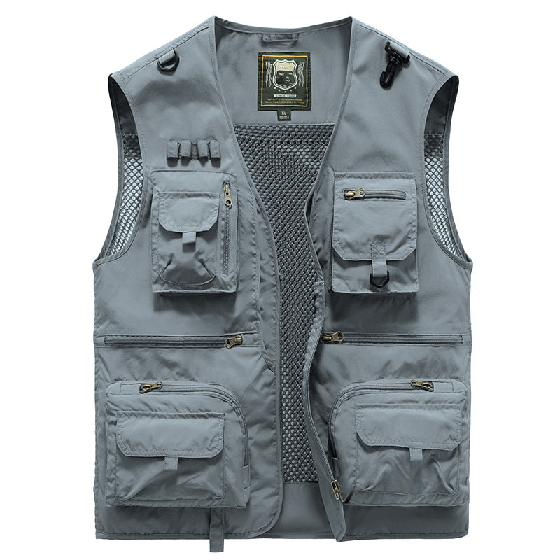 Men US Tactical Hiking Fishing Vest