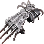 All Metal Skull & Bones Gauntlet Style Hand Claw