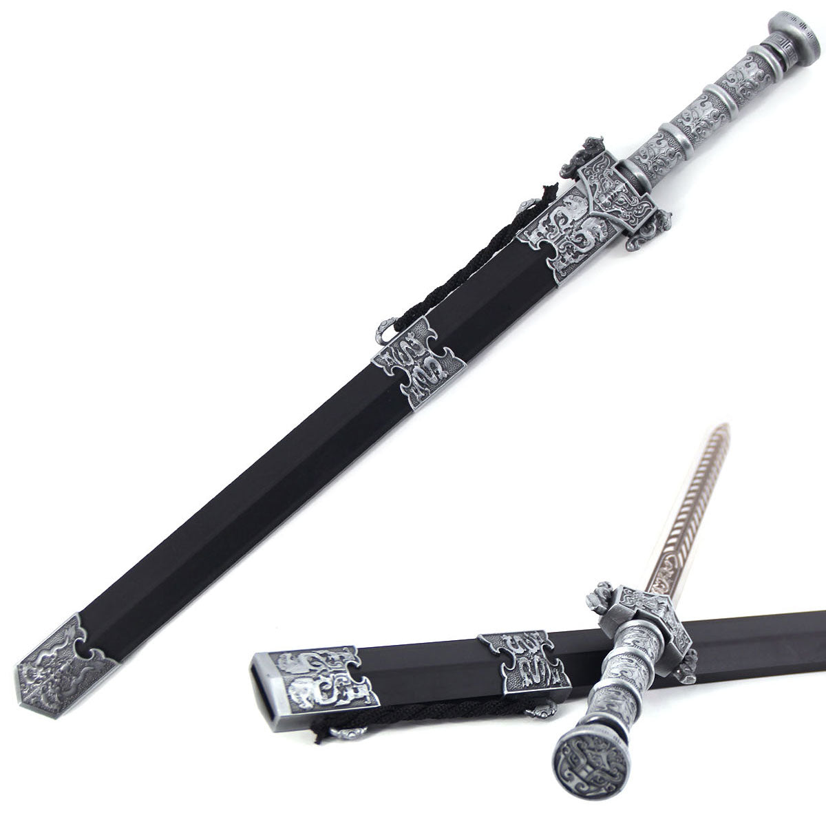 17.5" LongQuan Han Short Sword with Metal Scabbard