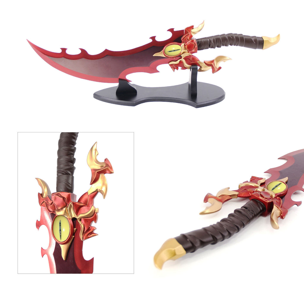 Baran's Sword 25" Stainless Steel Anime Replica with Display Stand