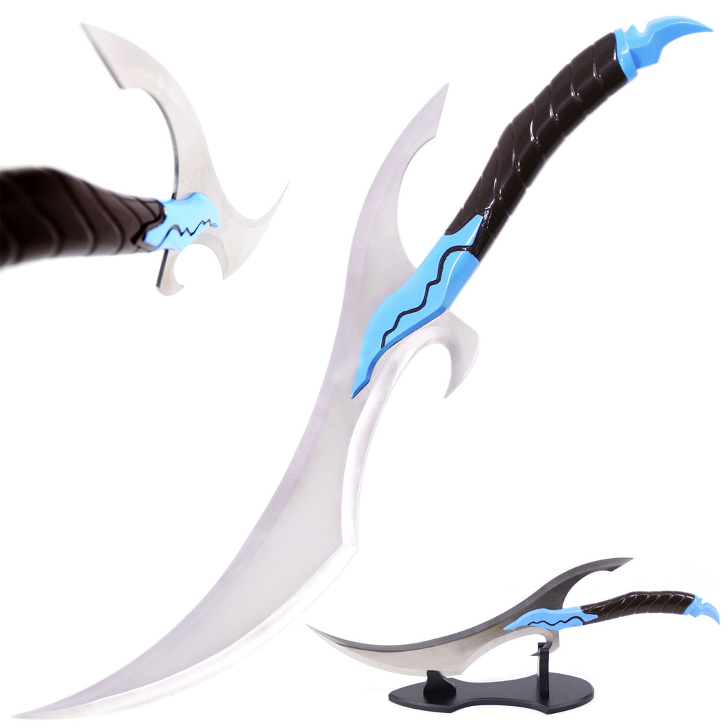Baruka's Sword 27" Stainless Steel Anime Replica with Display Stand