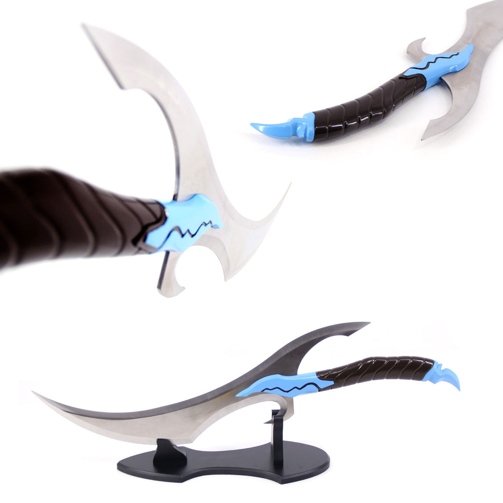Baruka's Sword 27" Stainless Steel Anime Replica with Display Stand