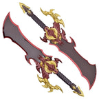 27.5" Sung Jinwoo's Demon King Twin Daggers Swords with Wall Plaque