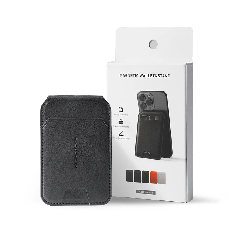 Mark Ryden Wholesale Customised Premium Mobile Phone Wallet Stand Magnetic Slim Card Holder Coin Pouch L_MR21