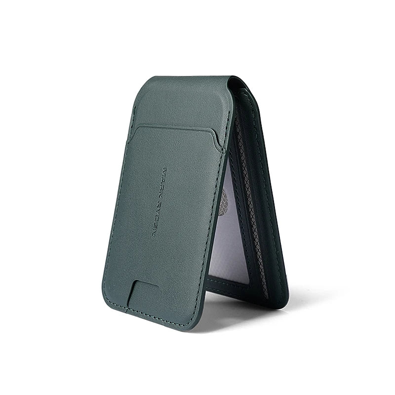 Mark Ryden Wholesale Customised Premium Mobile Phone Wallet Stand Magnetic Slim Card Holder Coin Pouch L_MR21