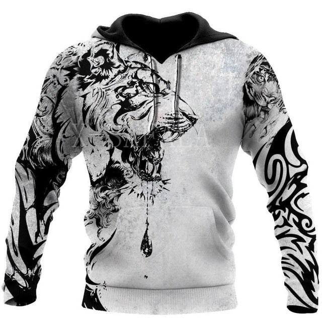 MEC™ Hoodie Animal-print Street