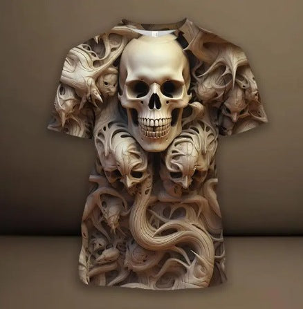 MEC™  Whispering Skulls 3D Tee