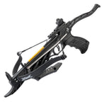 80lb Self Cocking Pistol CrossBow With Forearm Grip Black
