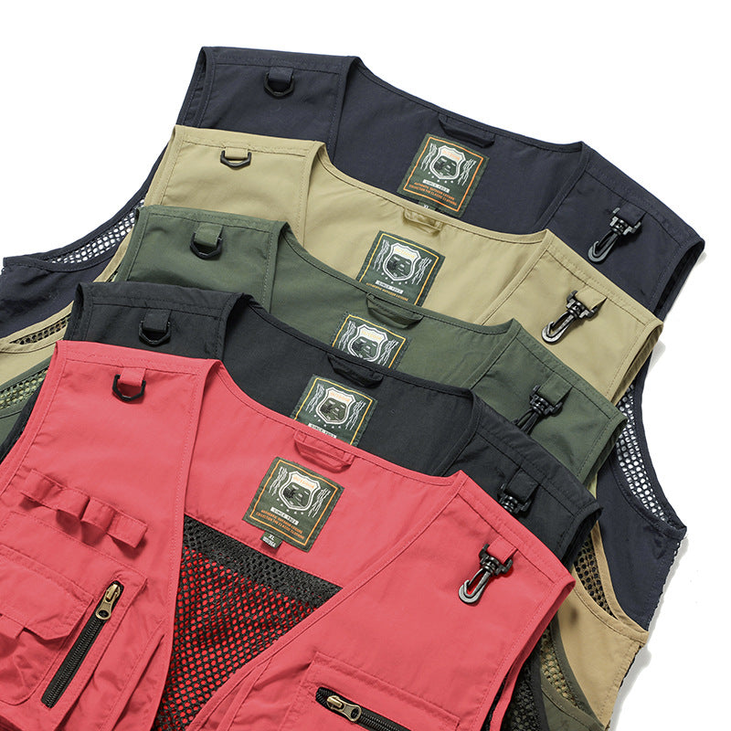 Men US Tactical Hiking Fishing Vest