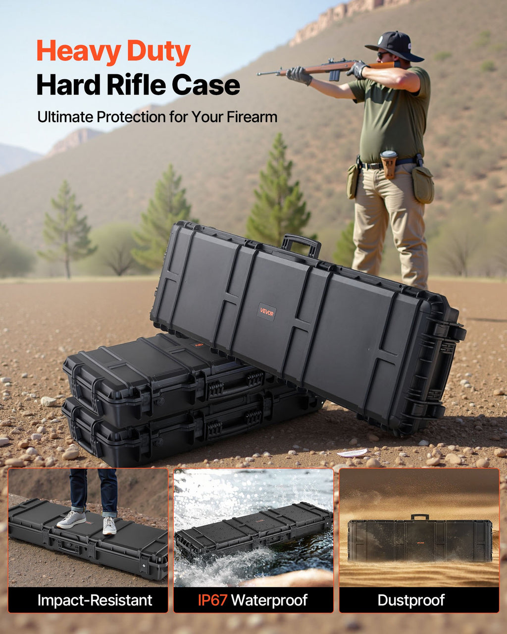 Shadow Ops™ Gear  ShadowCore Rifle Case 52in.