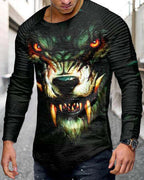 MEC™ Men's 3D Print Graphic Crew Neck T-Shirt